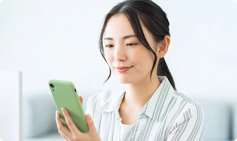 診断結果の報告 写真