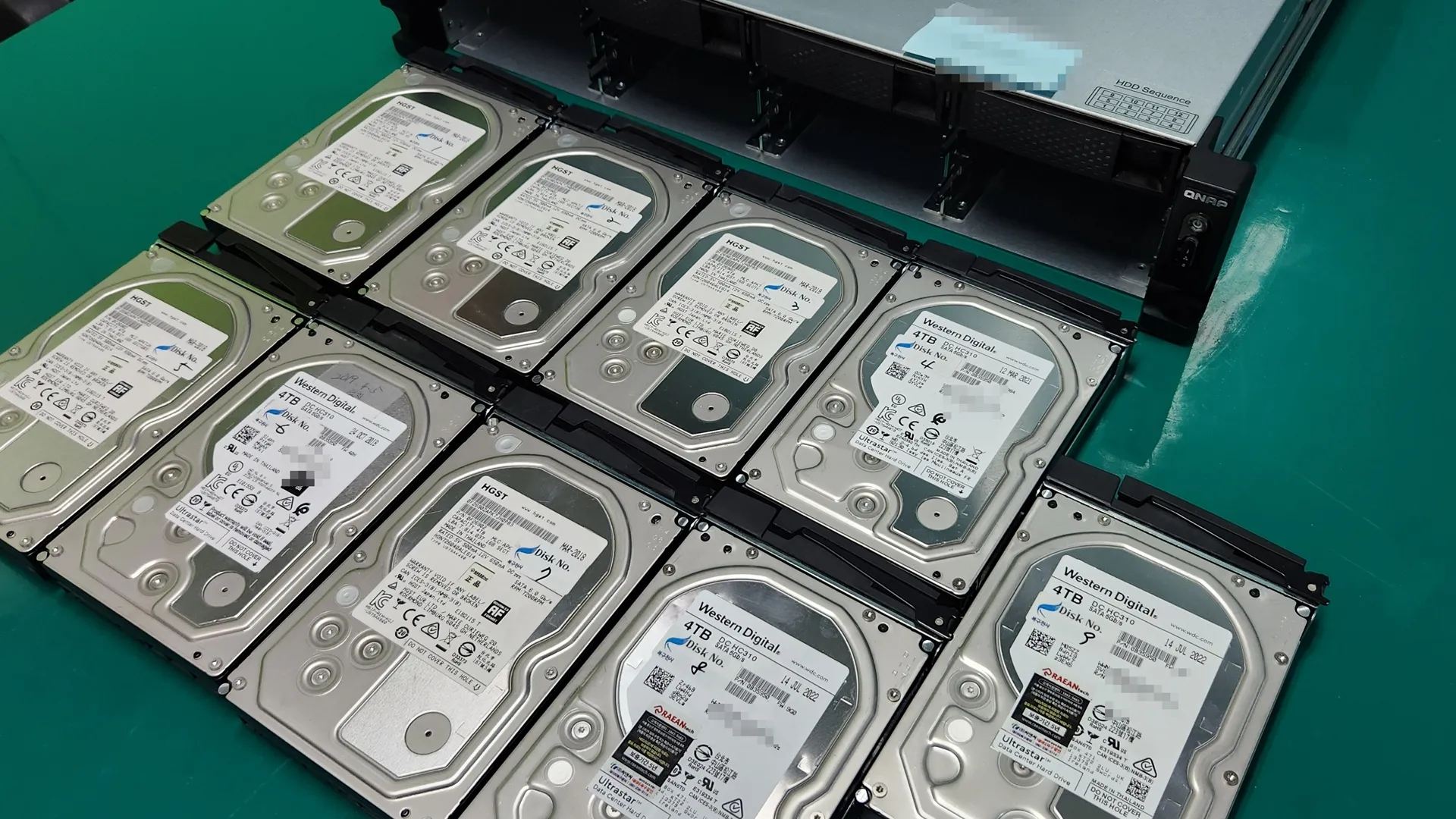 QNAP TS-1237U-RP 36TB シンプロビジョニング ボリュームマウントエラー復旧事例